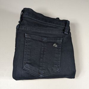 rag & bone High Rise Skinny Jeans Womens Size 25 Black Jeans